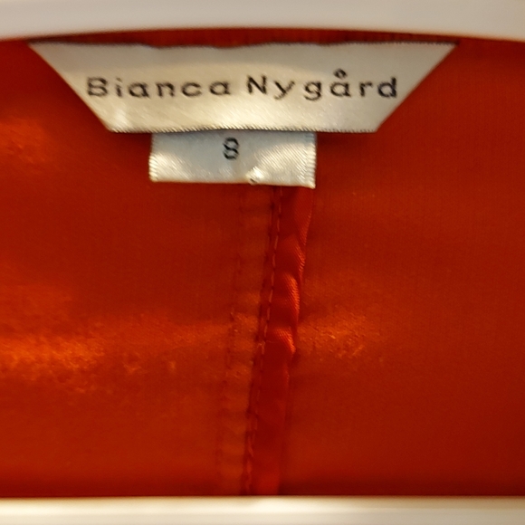 Bianca Nygard Corduroy Jacket Orange Size 8 - Picture 3 of 9